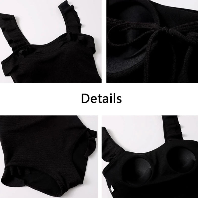 Bikini Sets Women Backless Korean Style New Ins Swimwear Design Trendy Patchwork Elegant Ladies Simple Vacation Sexy Casual Cozy