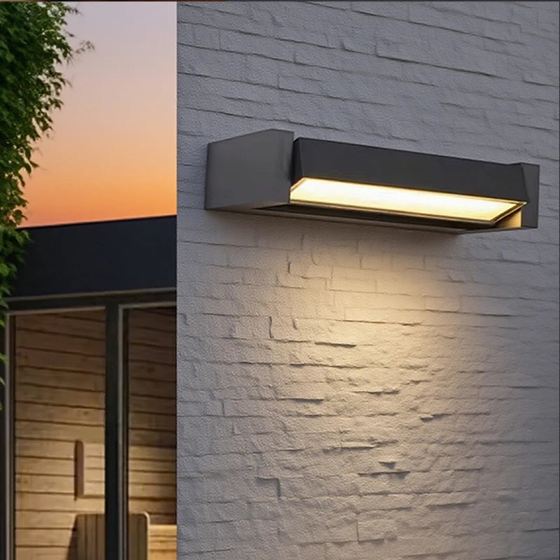 Outdoor Wall Lamps IP65 Waterproof LED Adjustable Angle Aluminum Wall Lights Garden Patio Doorway Home Minimalist Decor Lighting