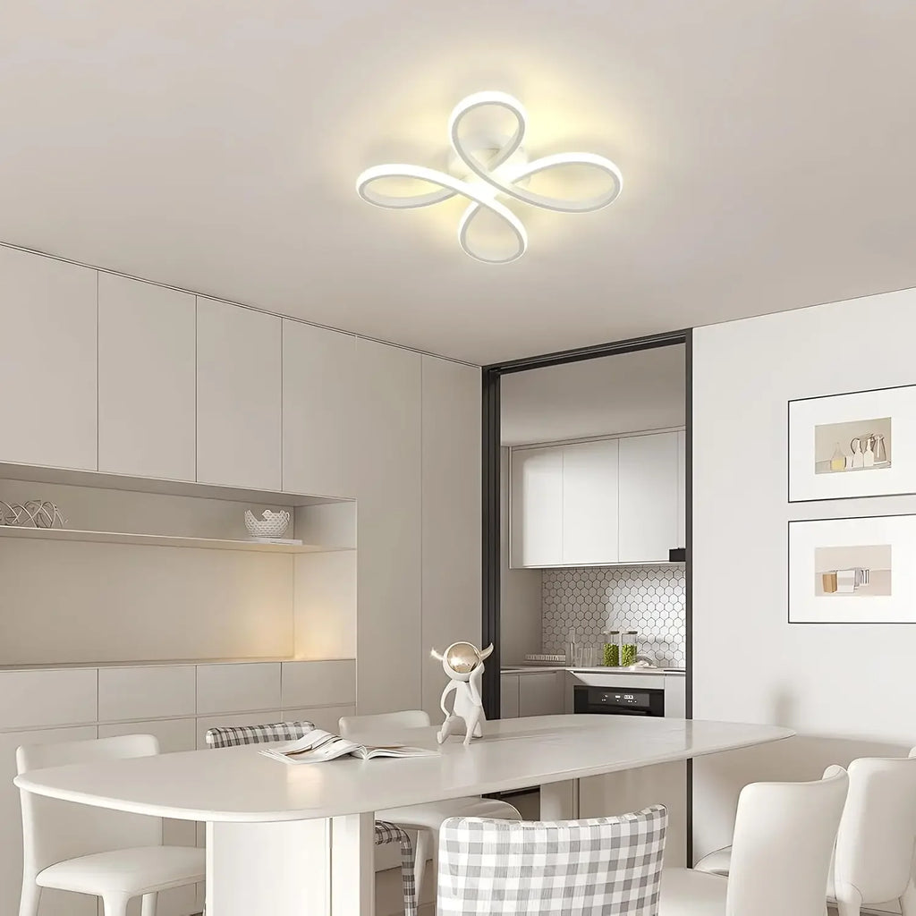 Modern LED Ceiling Light, 27cm Ceiling Lamp, LED Ceiling Light Fixture for Bedroom Living Room, Dining Room Kitchen