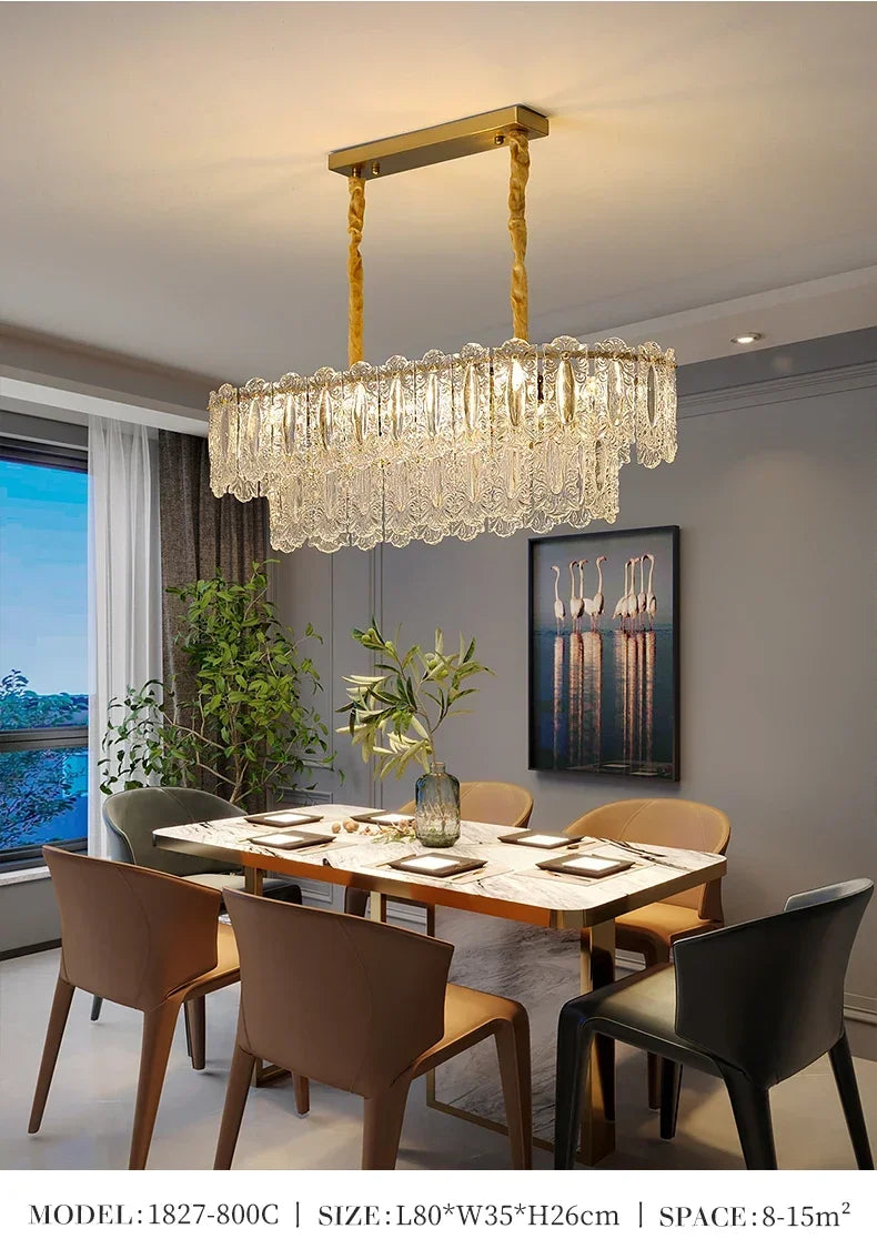 Modern Light Luxury French Living Room Chandelier Romantic  Bedroom Ceiling Lamp Dining Table Decor Hanging Light Lustre Fixture