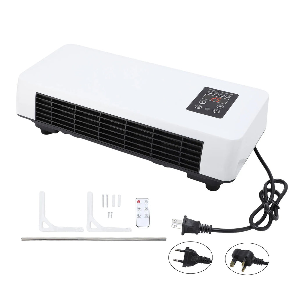 Wall Mounted Air Conditioner Low Noise Wall Hanging Heater Cooler Space Saving Efficient Multifunctional for Home Bedroom