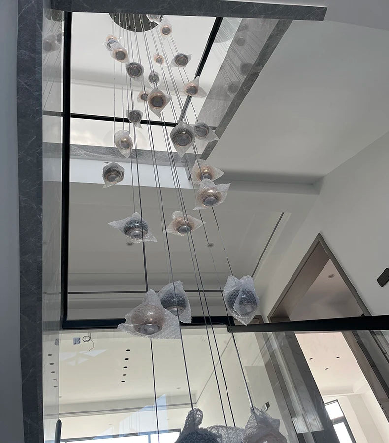 Home Decor Led  Chandeliers Ceiling Lights Pendant Lamps Hanging Light For Living Room Dining Hallway Entrance Indoor Lighting