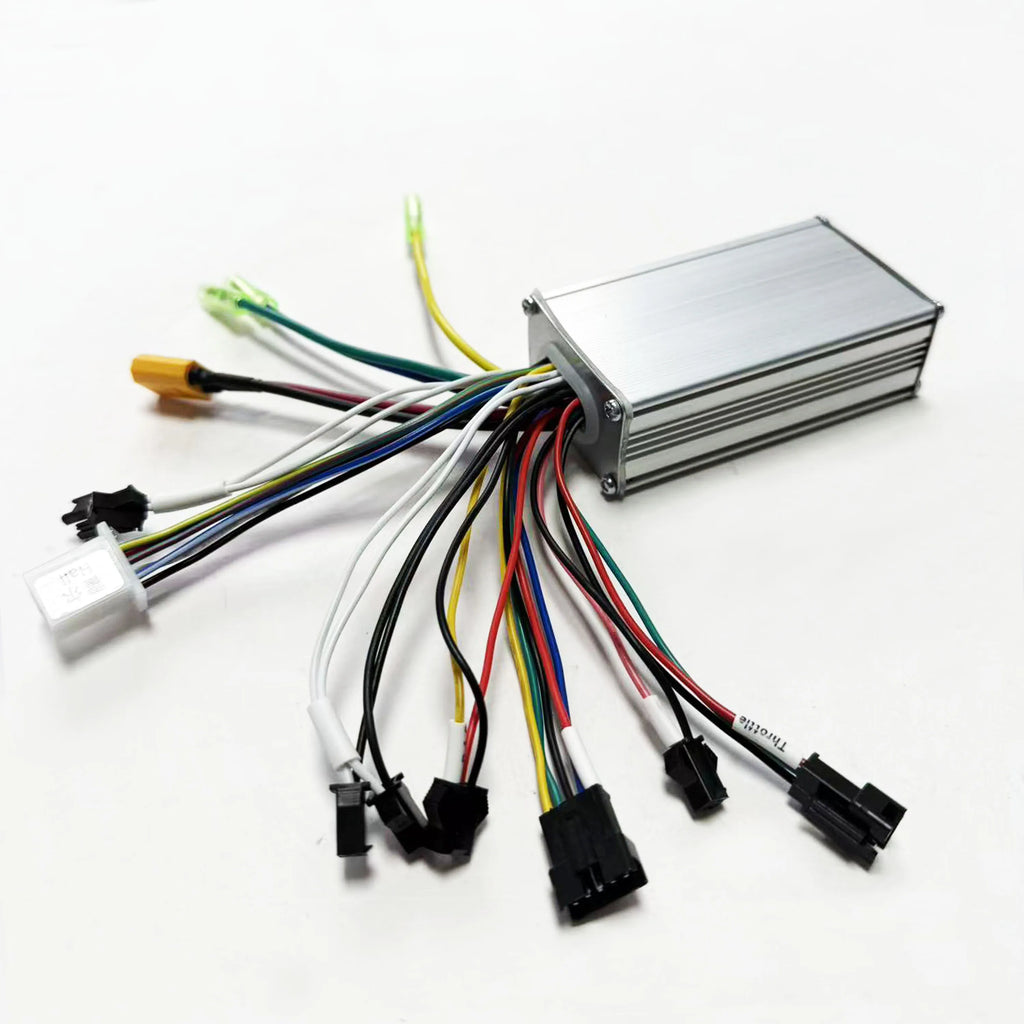 E-bike Brushless Motor Controller, 3 Mode Sine Wave, 24V/36V/48V, 350W 500W, 25A, for S866, V889, S966 UART No.2 LCD E-scooters