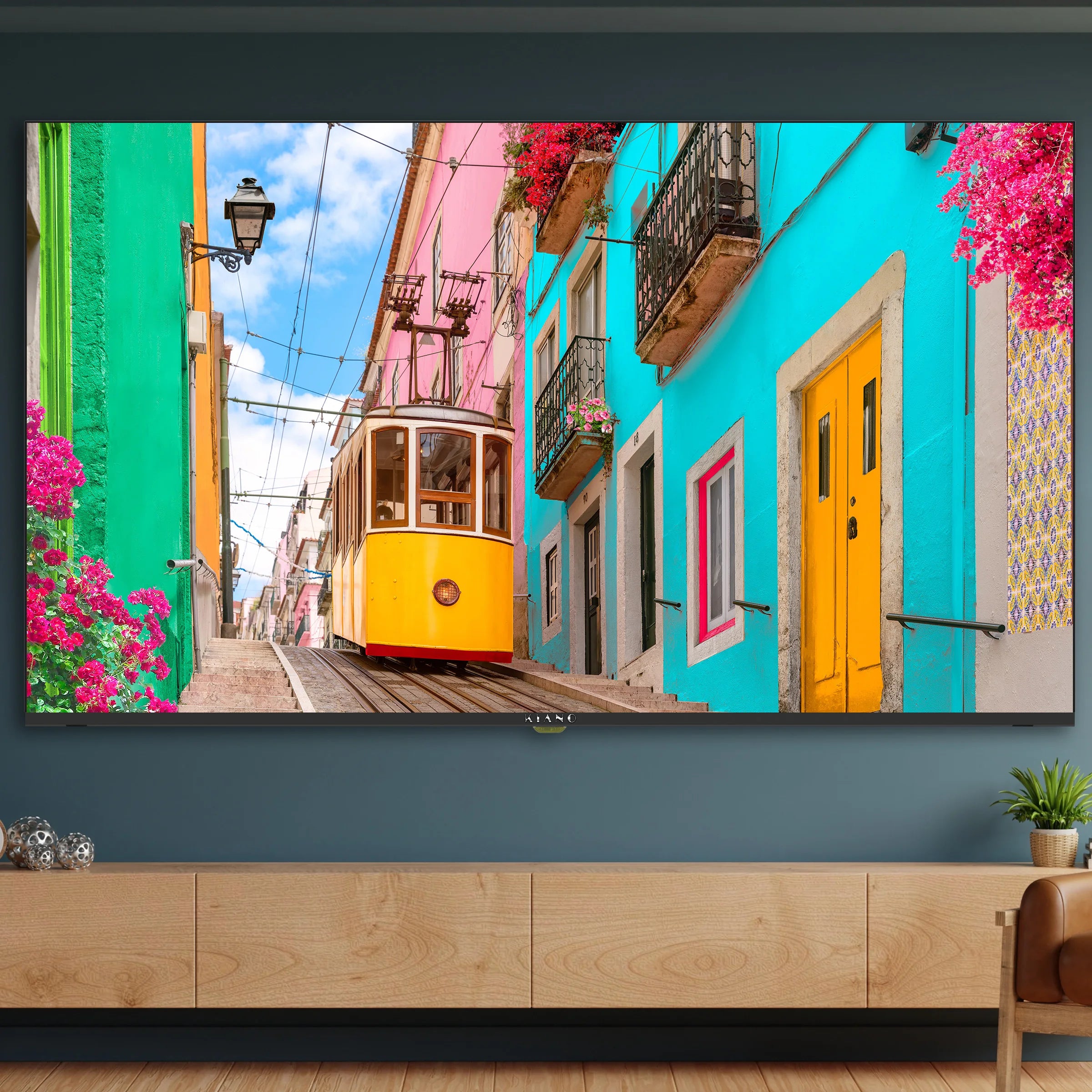 LED TV Kiano Elegance TV 50 "4K UHD Smart Tv WiFi Miracast PVR