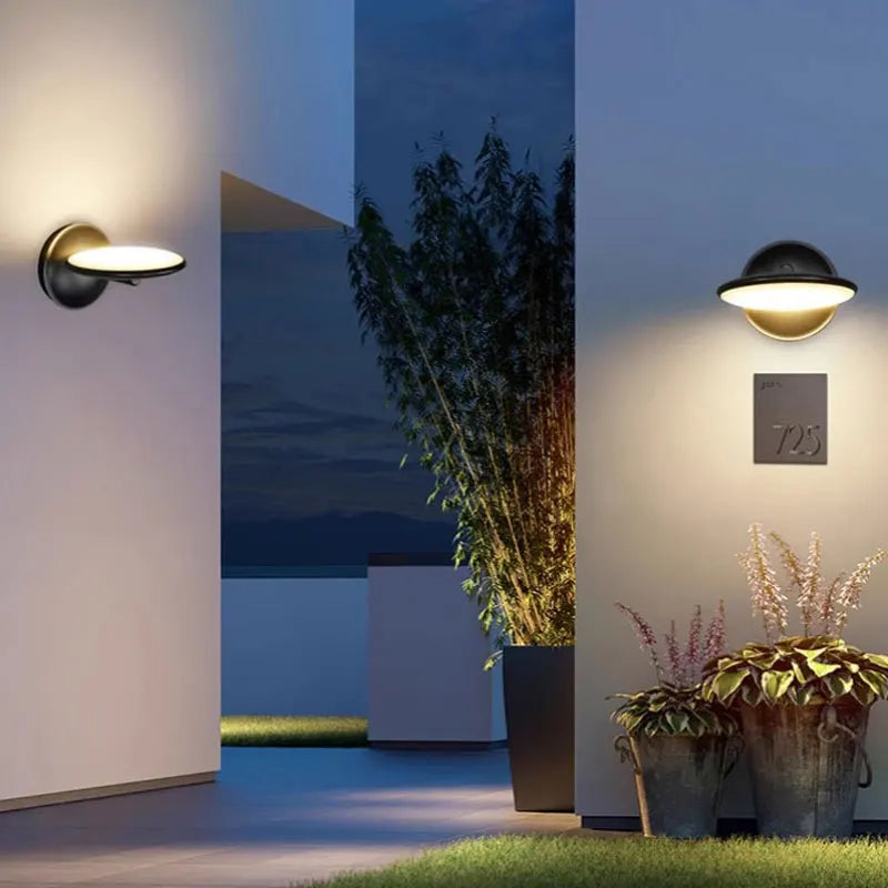 Modern Minimalist Led Waterproof Outdoor Rotatable Wall Light, Bedside, Living Room, Corridor, Aisle Wall Light