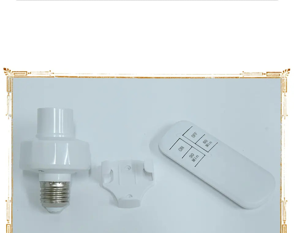 Wireless Remote Control E27 Light Socket Smart Switch LED Lamp Base House Timer Switch WiFi Light Bulb Holder Room Smart Device
