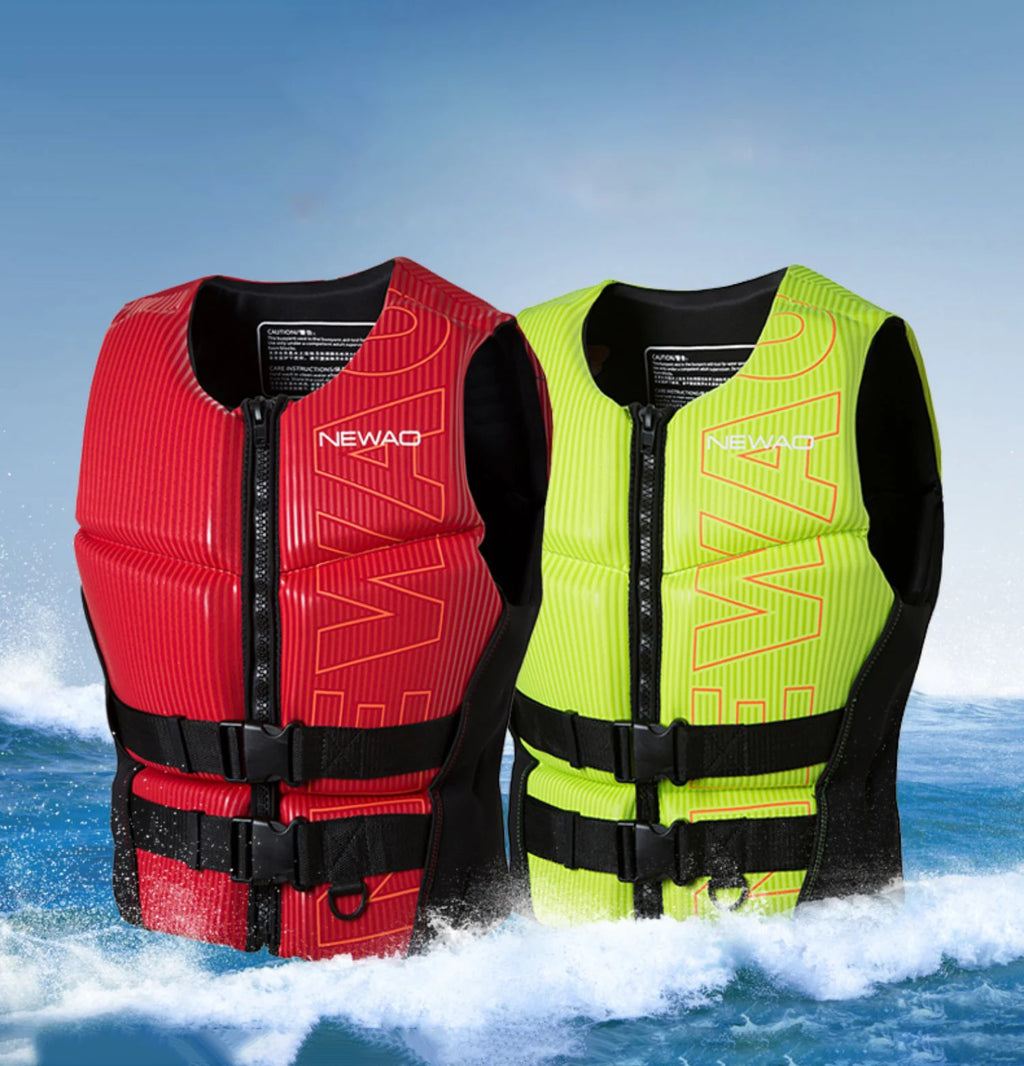 Life Vest for Adults CE Approved Jet Ski Kayak KiteSurf Excellent Quality Neoprene Life Jacket Raft Drift Wakeboard Life Jacket