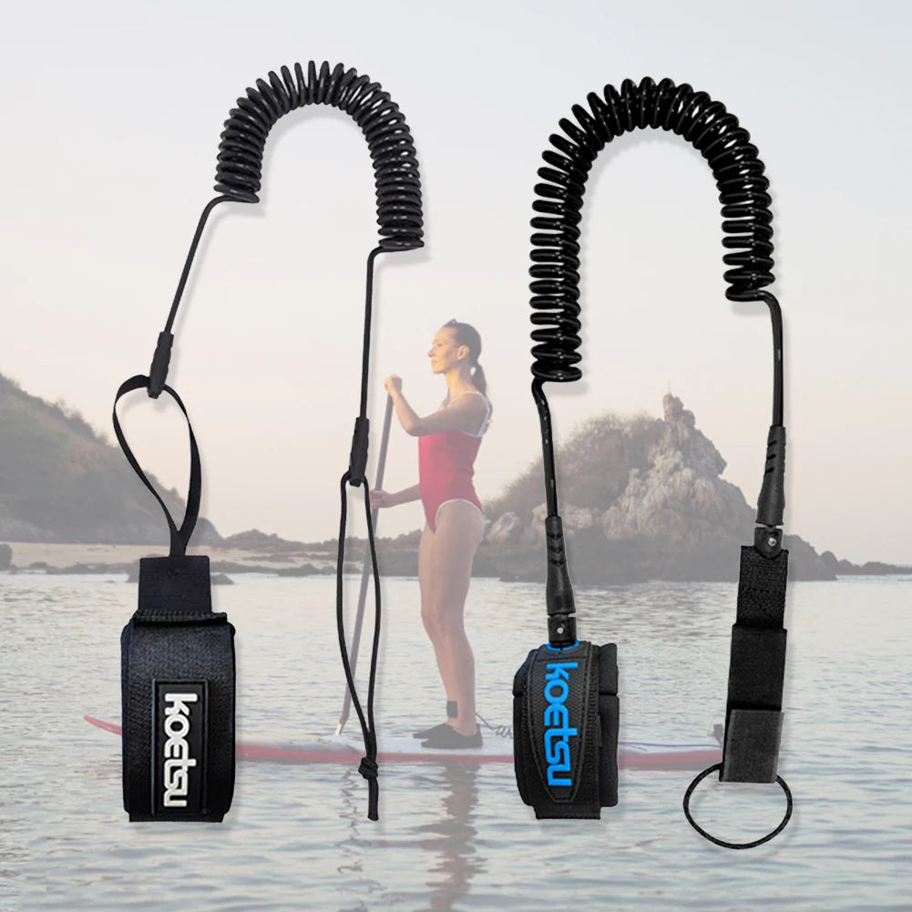 Sup Board Foot Leg Rope Practical Surfing Stand UP Paddle Board Ankle Leash Elastic Surfboard Safety Foot Rope TPU Accessories