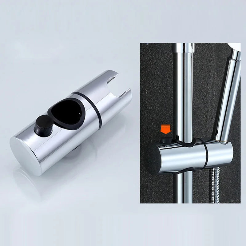 . 1 Set Bathroom Rainfall Shower Faucet Set Mixer Tap With Hand Sprayer Wall Mounted Chrome Copper YT-5335