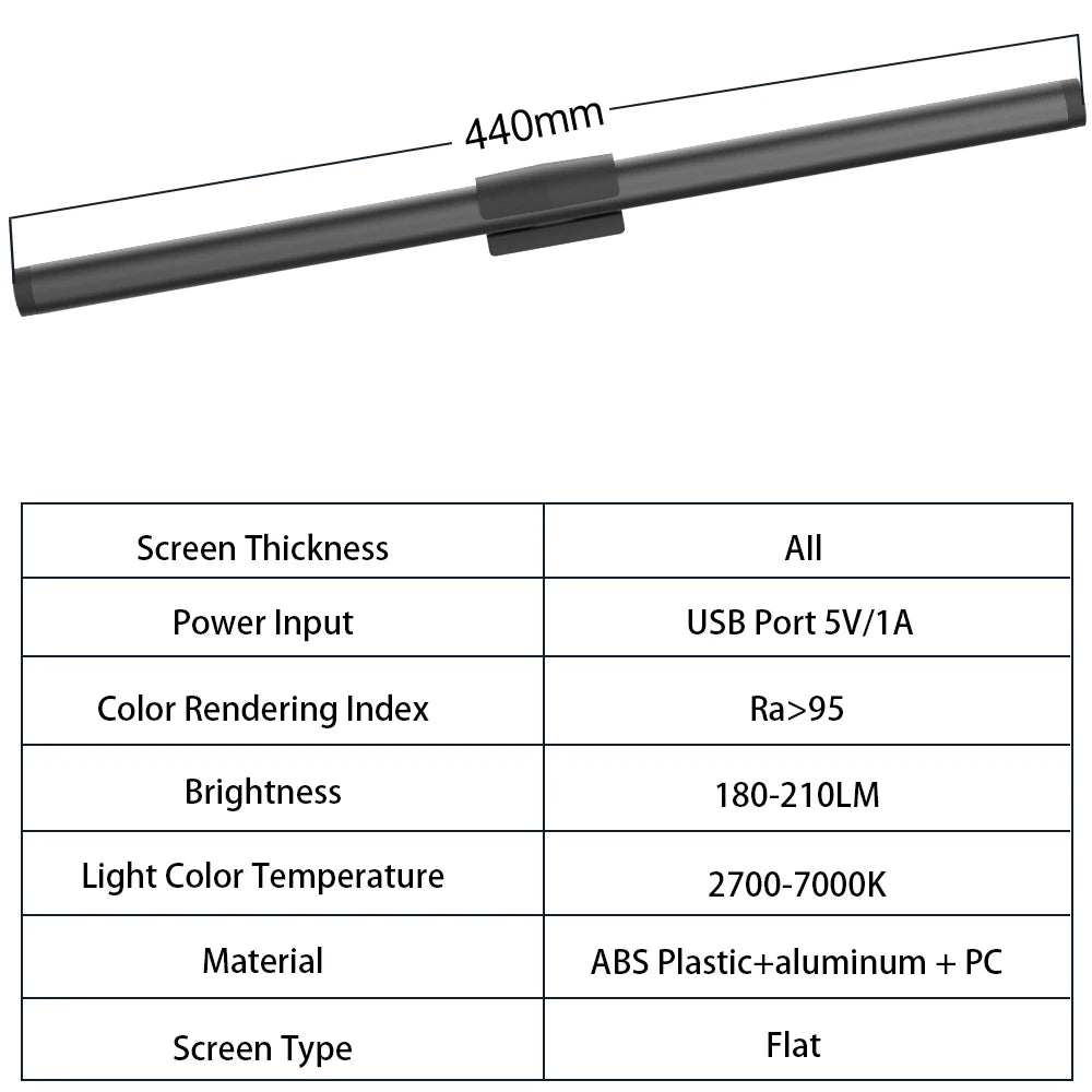 Smart RGB Monitor Light Bar Led Lights Wifi Dimmable Setup Gaming Room Decor Lightbar PC Screen Hanging Remote Control Desk Lamp