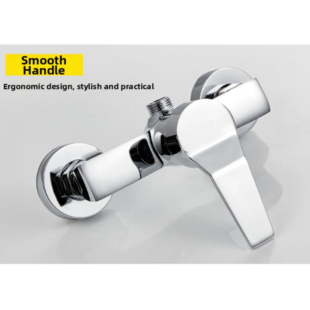 Wall Mounted Shower Hot And Cold Water Mixer Valve G1/2\" Upper Outlet Bathroom Accessories Valve Faucet Shower Tap