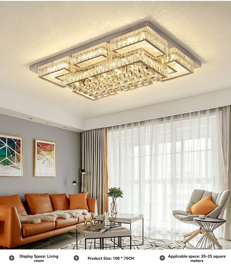 Modern Light Luxury Ceiling Led Crystal Ceiling Light Home Decoration Home Decoration Bedroom Dining Room Kitchen Lighting
