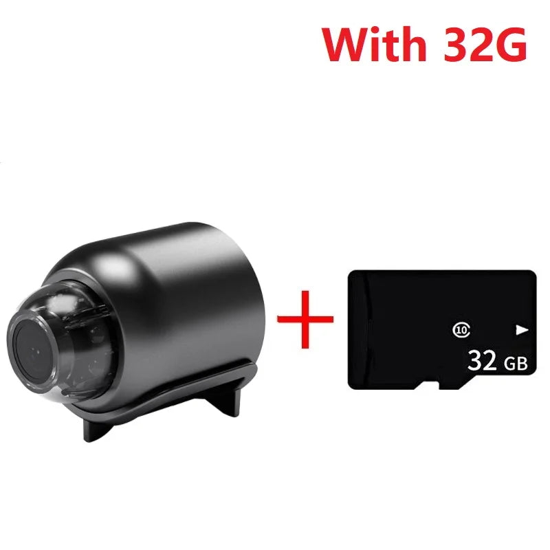 HD 1080P Mini WiFi Camera Indoor Home Security Wide Angle Small Cam Night Vision Motion Surveillance Micro Cameras Baby Monitor