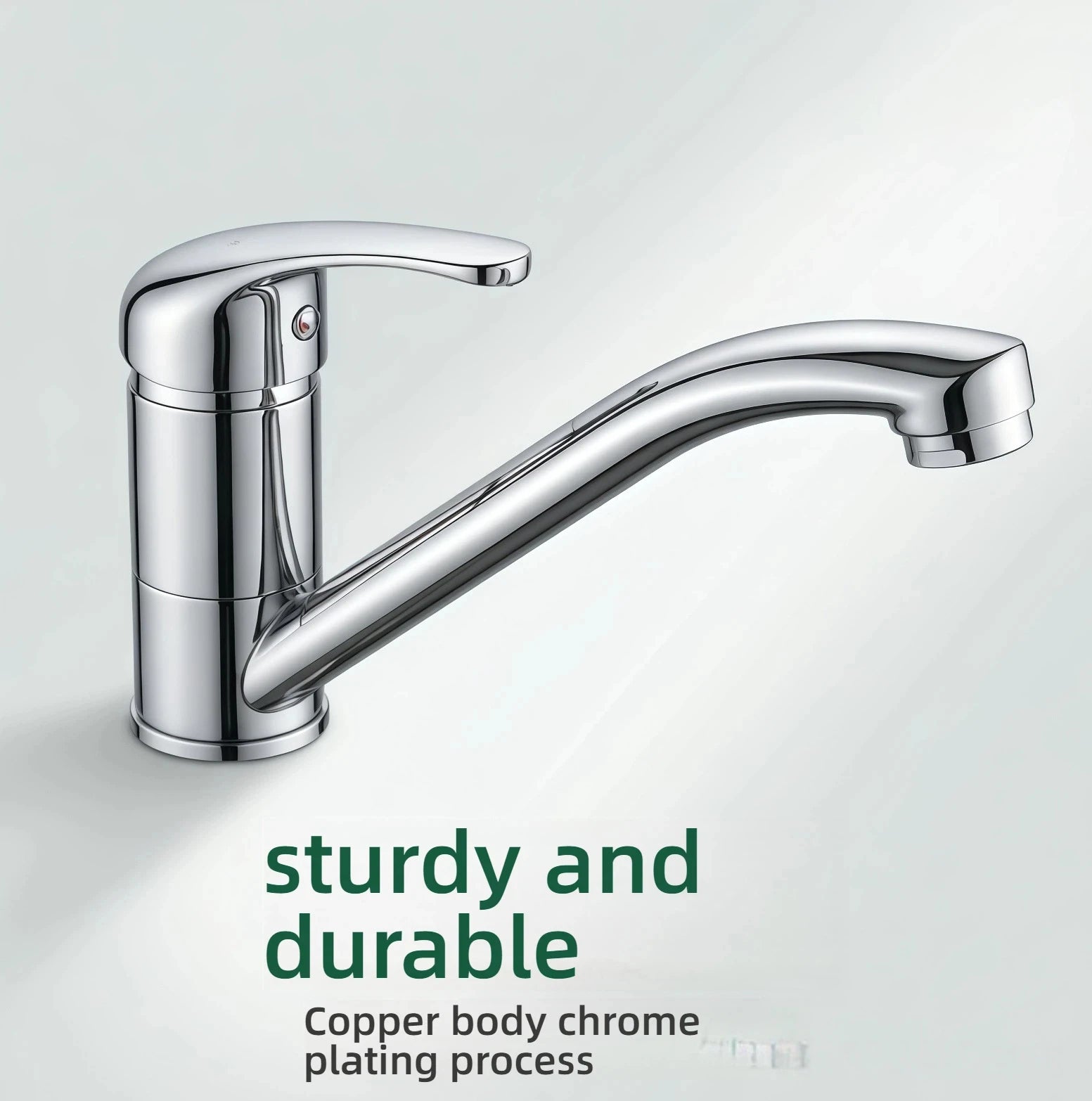 Wall Mounted Chrome Bathroom Shower Faucet Single Handle Bathtub Mixer Tap Hot Cold Water Valve with G1/2 Shower Hose Connector