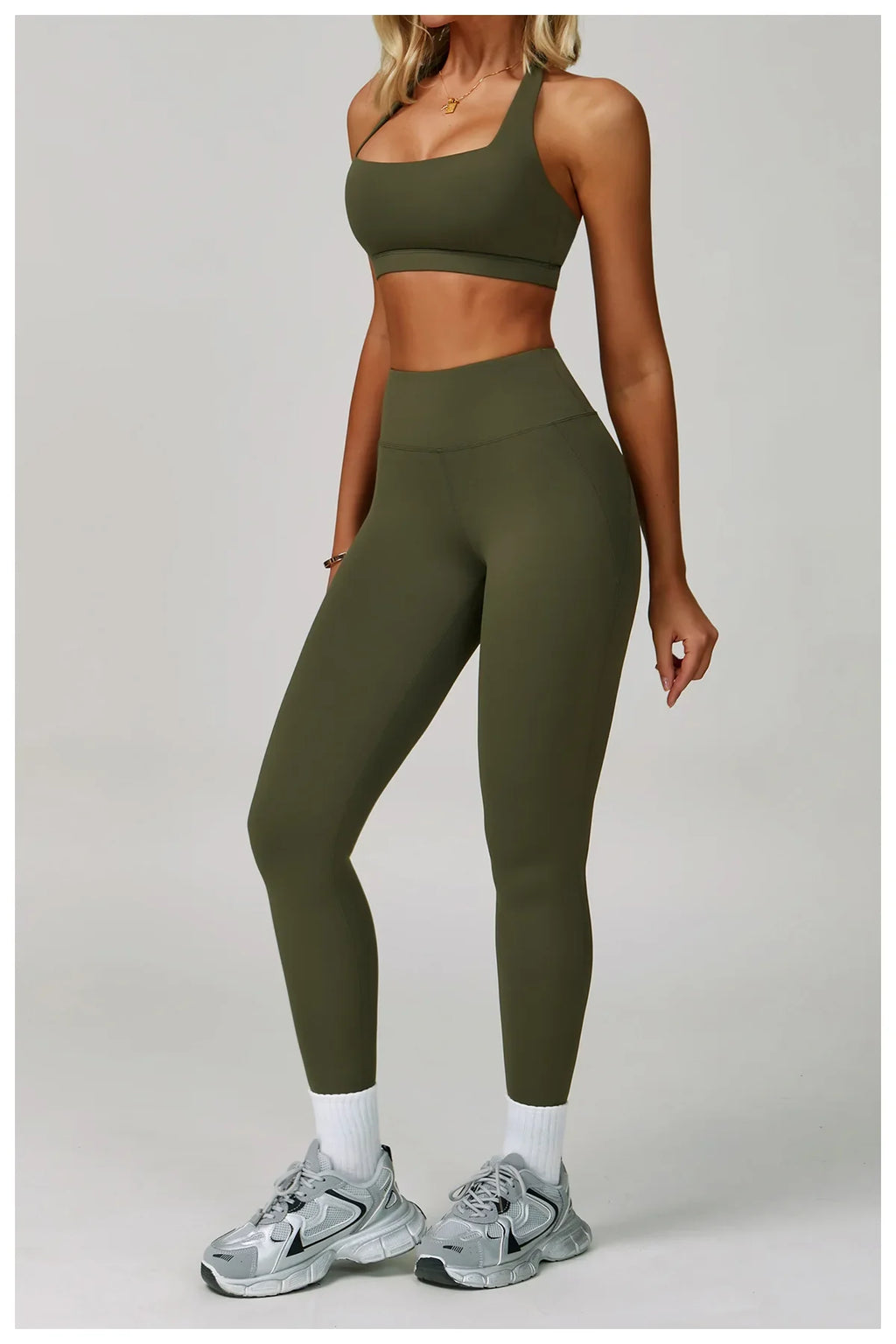 2Pcs Sets Women's Tracksuit Fitness Clothes Yoga Sets Sportswear Workout Bra High Waist Leggings Set Gym Clothing Sports Suits