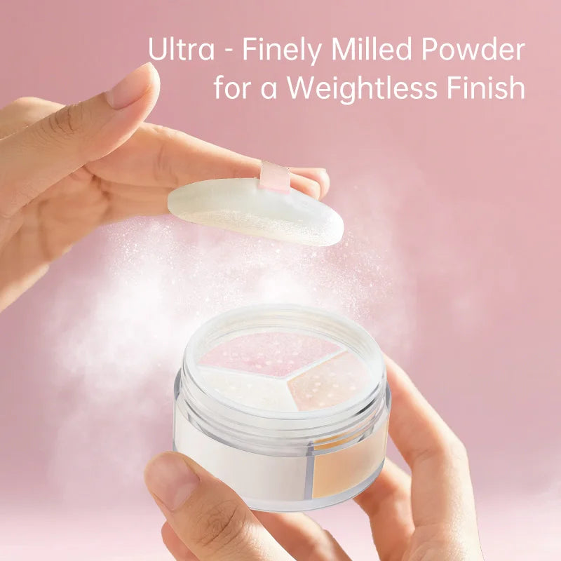 CATKIN Makeup Loose Setting Powder, Oil Control Poreless Face Powder Suitable for All Skin Tones and Maintain Matte and Natural