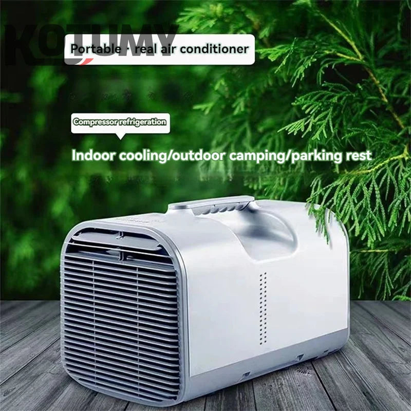 Portable Air Conditioners Outdoor Camping Air Cooler With Remote Control Audio Function Intelligent Hidden Panel 110v/220v/24v/1
