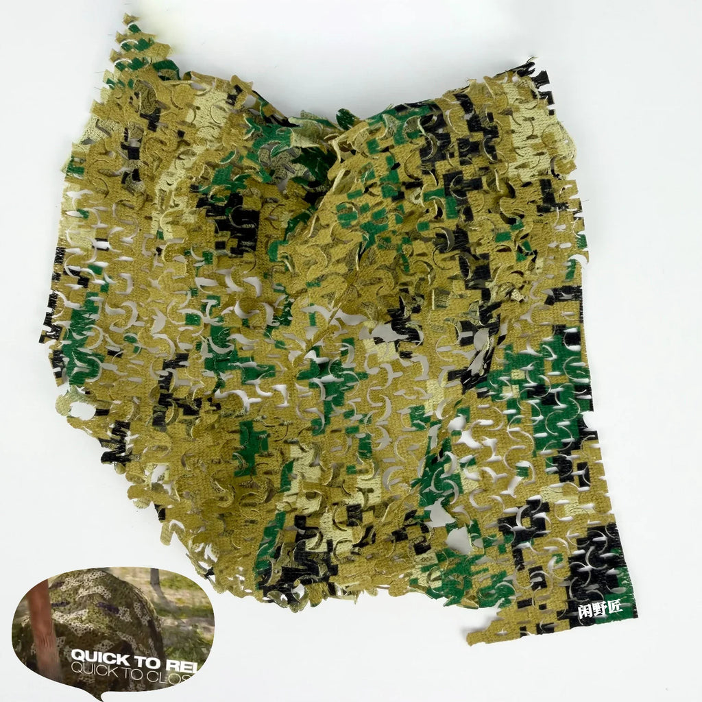 DIY Camouflage Mesh for Micro Military Scene Model Material Cover Mesh Size 10x15cm