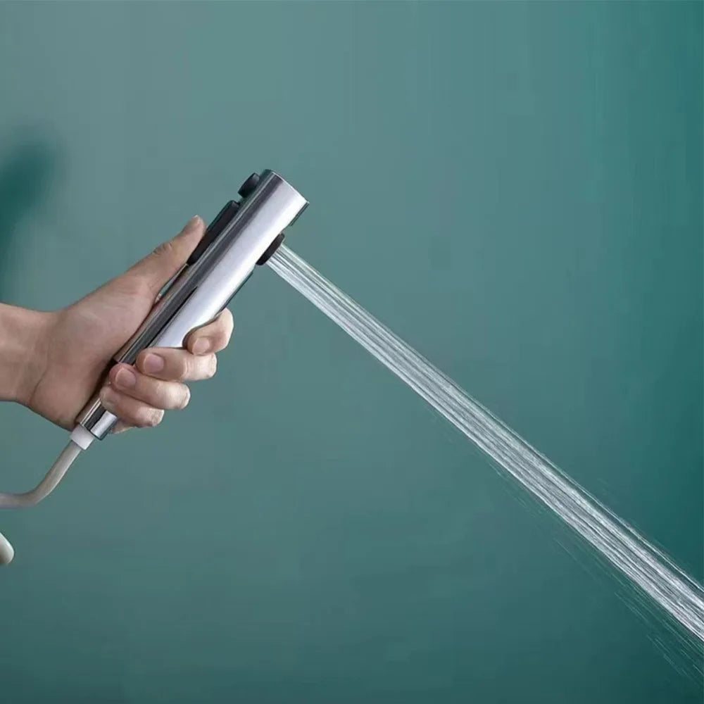 Portable Toilet Handheld Bidet Sprayer Bathroom Douche Bidet Head Sanitary Shower Faucet
