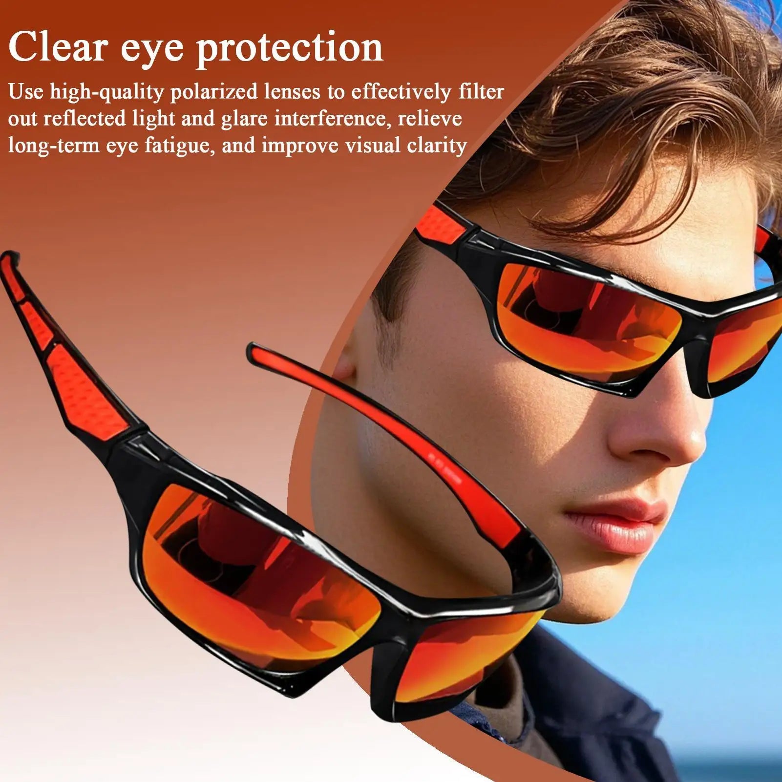 Protection Sun Glasses Glasses Comprehensive Mens Sun Comfortable Fashion Shades Outdoor Sport Eyewear Men's Polarized Sunglass