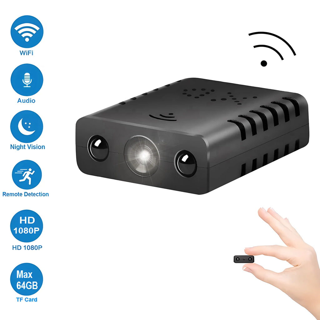 1080P HD Mini Camera XD Wireless Small Camcorders Portable Mini Cam Intelligent Infrared Night Vision Security Camer