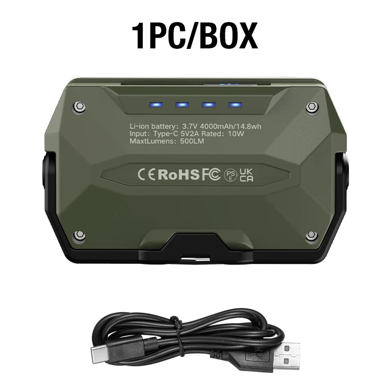 Outdoor Camping Lights, Portable Camping Tents, Camping Atmosphere Hanging Lights, Long-Lasting Rechargeable Lighting Fixtures