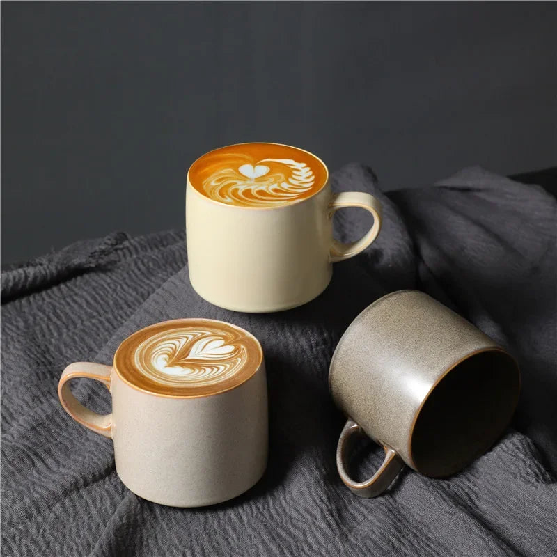 Ceramic Breakfast High-Looking Couple Water Cup Stoneware Coffee Cup Vintage Mug Nordic Creative