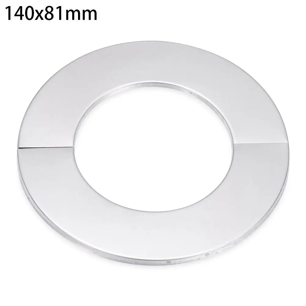 1Pc Stainless Steel Shower Kitchen Faucet Decorative Cover Wall Flange Self-Adhesive Pipe Wall Covers Bathroom Accessories New