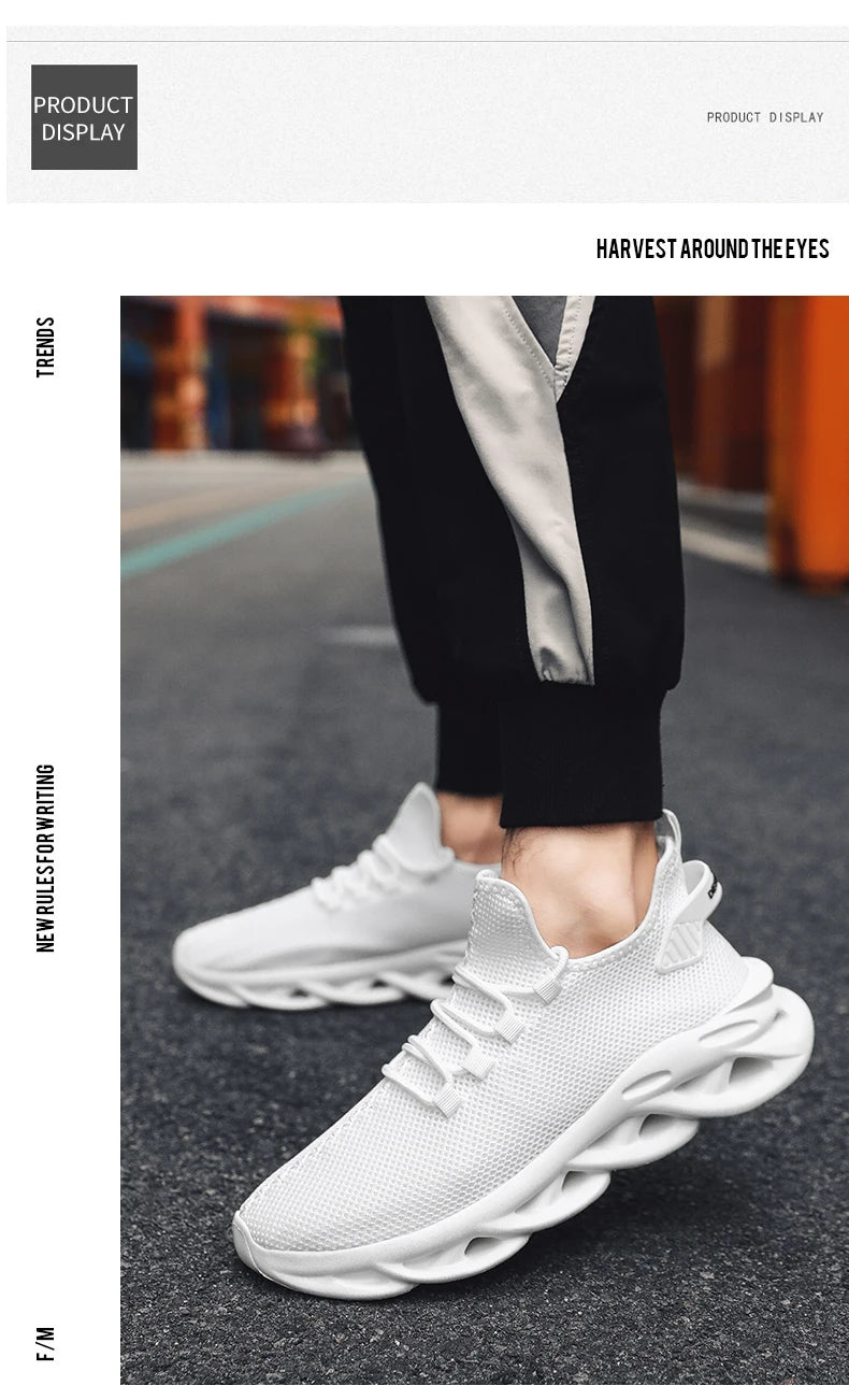 Men's Sports Sneakers Running Shoes Non-Slip Outdoor Casual Mesh Tennis Athletic Lightweight Breathable For Women Walking Shoe