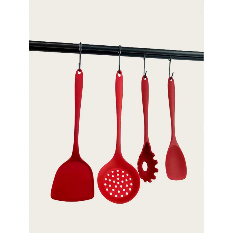 1/4/8Pcs Silicone Cooking Utensils Set, Kitchen Utensils Set for Non-stick Cookware, Dishwasher Safe Kitchen Gadgets Tools