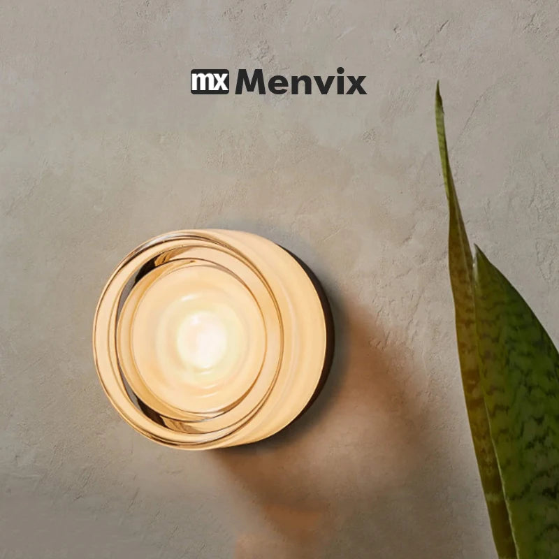 Postmodern Light Luxury Wall Lamp Nordic Minimalist Bedroom Living Room Creative Hallway Foyer Bedside Homestay Ceiling Light