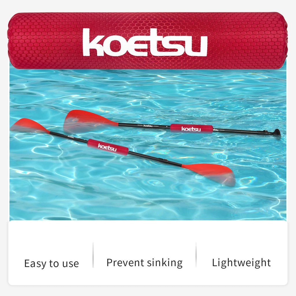 Paddle Buoyancy Sleeve 420D PU EPE Foam Paddle Float SUP Board Accessory Prevents Sinking for Kayak Canoe Paddleboard