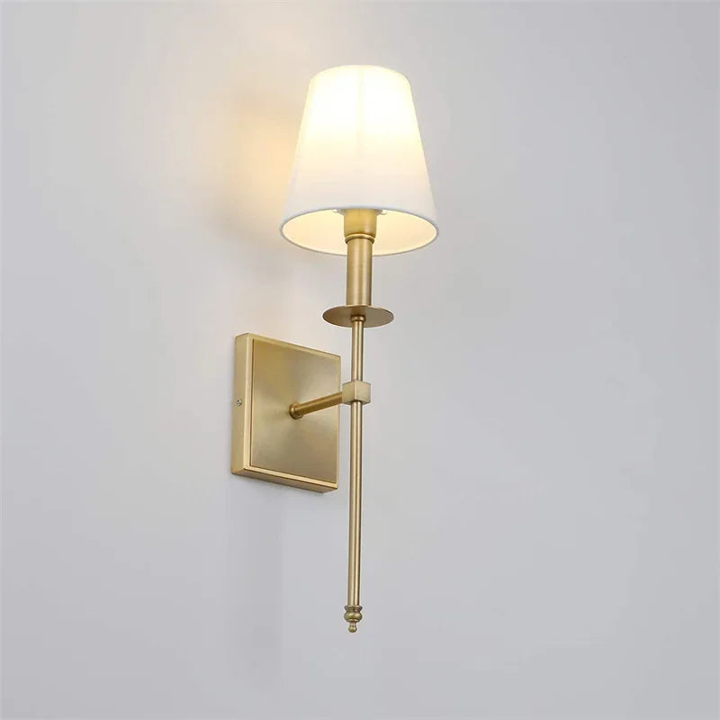 Modern American Led Wall Lamp Decor Bathroom Mirror Light Bedroom Corridor Stairs Cloth Indoor TV Background Decor Light