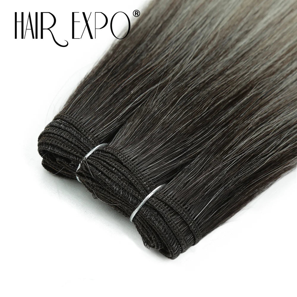 26" Bio Straight Hair Bundles Natural Soft Heat Resistant Fiber Synthetic Fiber Hair Extensions Protein Straight Hair Weave
