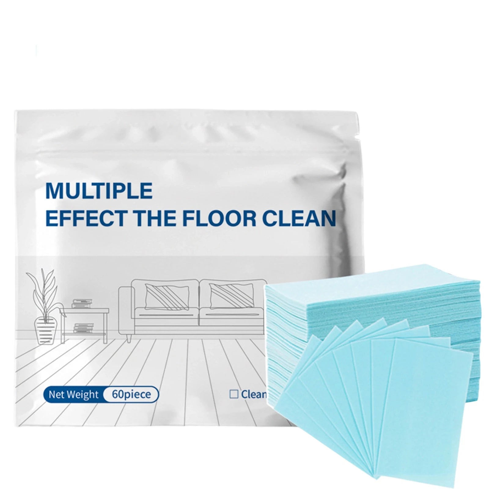 Floor Cleaner Refills Multi-Surface Deep Cleaning Sheets for Mop Deodorant Brightening Disposable Dry Wet Reusable Home Supplies