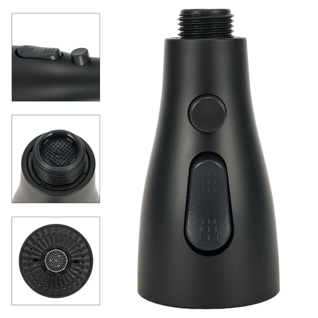 Faucet Sprayer Head Shower Nozzle Kitchen Sink Pull-out Faucet Kitchen Spare Replacement Tap Sprayer 3 Modes 1/2" Connection