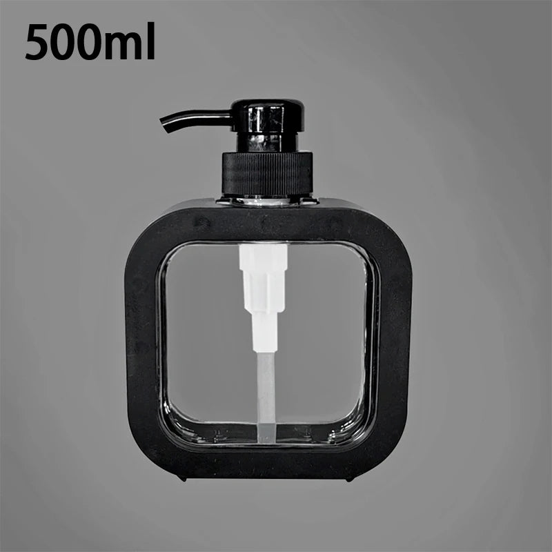 ●300/500ml Bathroom Soap Dispensers Refillable Lotion Shampoo Shower Gel Holder Portable Travel Dispenser Empty Bath Pump Bottle