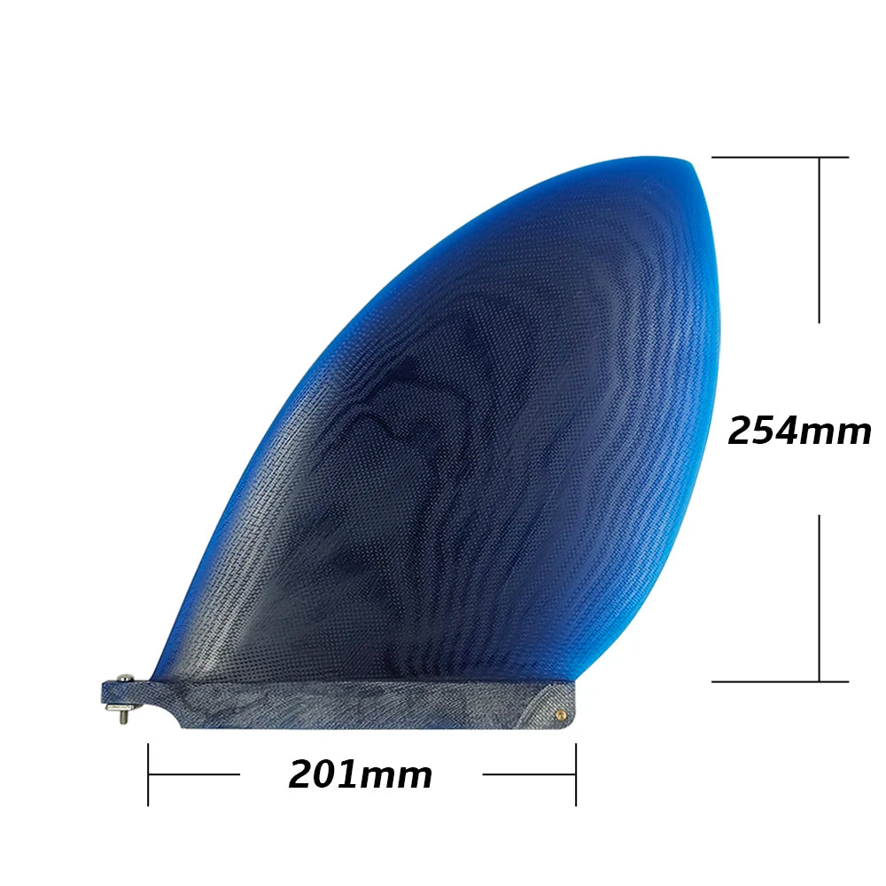 10inch Big Central Surfboard Fin Fibreglass Single Quilha Sup Board Longboard Surfing Fin With Screw Stand UP Paddle Water Sport