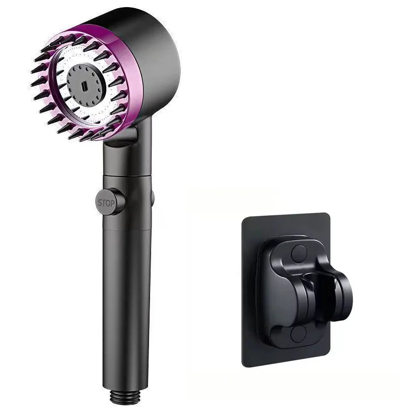 Shower Filter Four Modes Bathroom Accessories Head Massage Showerhead Replete for Shower Heads Knobs Showers Parts Fixture Home