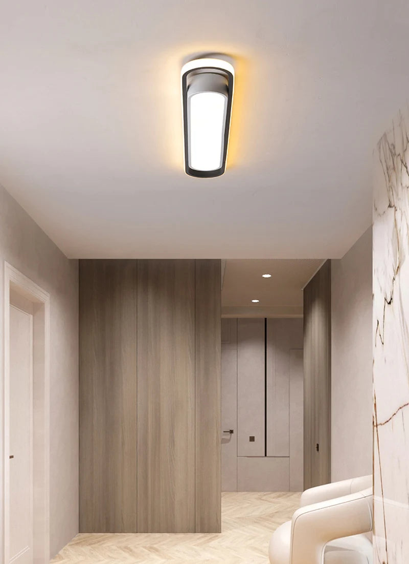Aisle LED Ceiling Light Rectangular Home Ceiling Chandelier Bedroom Kitchen Decor Lamp Modern Indoor Lighting Living Dining Room