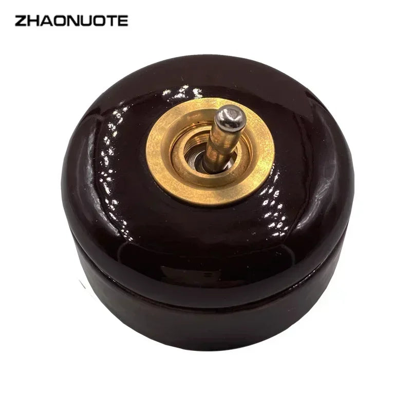 High Quality Retro Ceramic Round Toggle Switch 1 Ｗay 2 Way Control Wall Light Switch