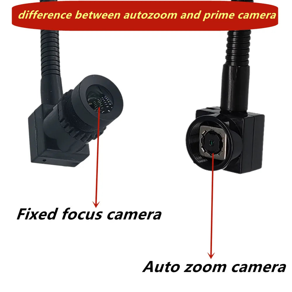 Webcam Middle Screen 4K Adjustable 2MP 5MP 8MP Auto Focus Zoom Mini USB Cam Flipped Sucker Micro USB Camera Audio Eye-to-eye
