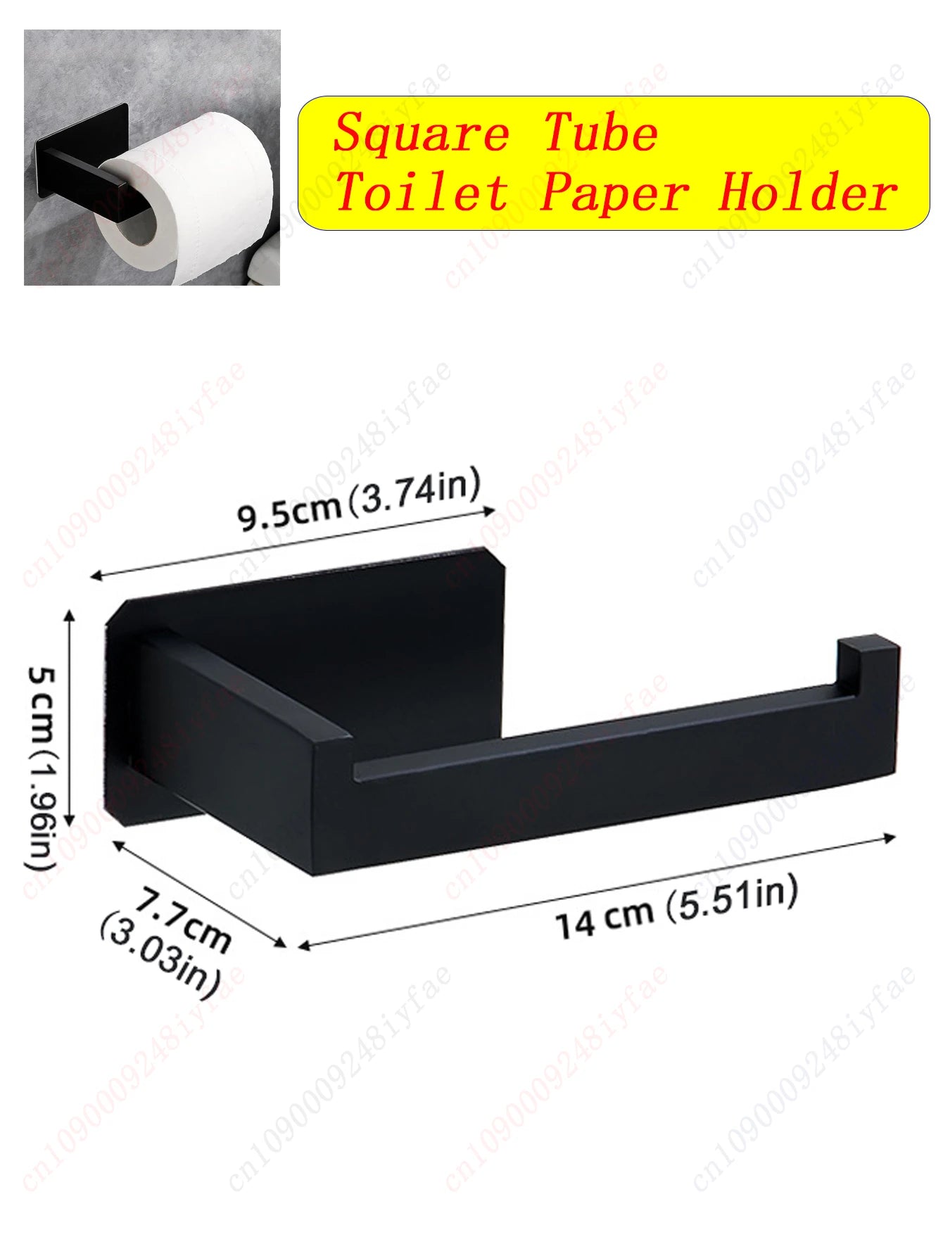 1-5PCS Towel Holder Bathroom Towel Bar Hanger Toilet Paper Holder Dispenser Wall Hooks Robe Key Hooks Hardware Accessories Set