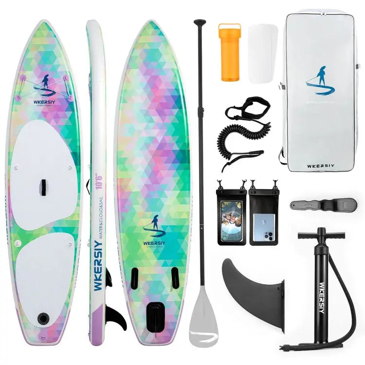 320Cm inflatable vertical paddle board SUP board with removable fins, suitable for adults/children