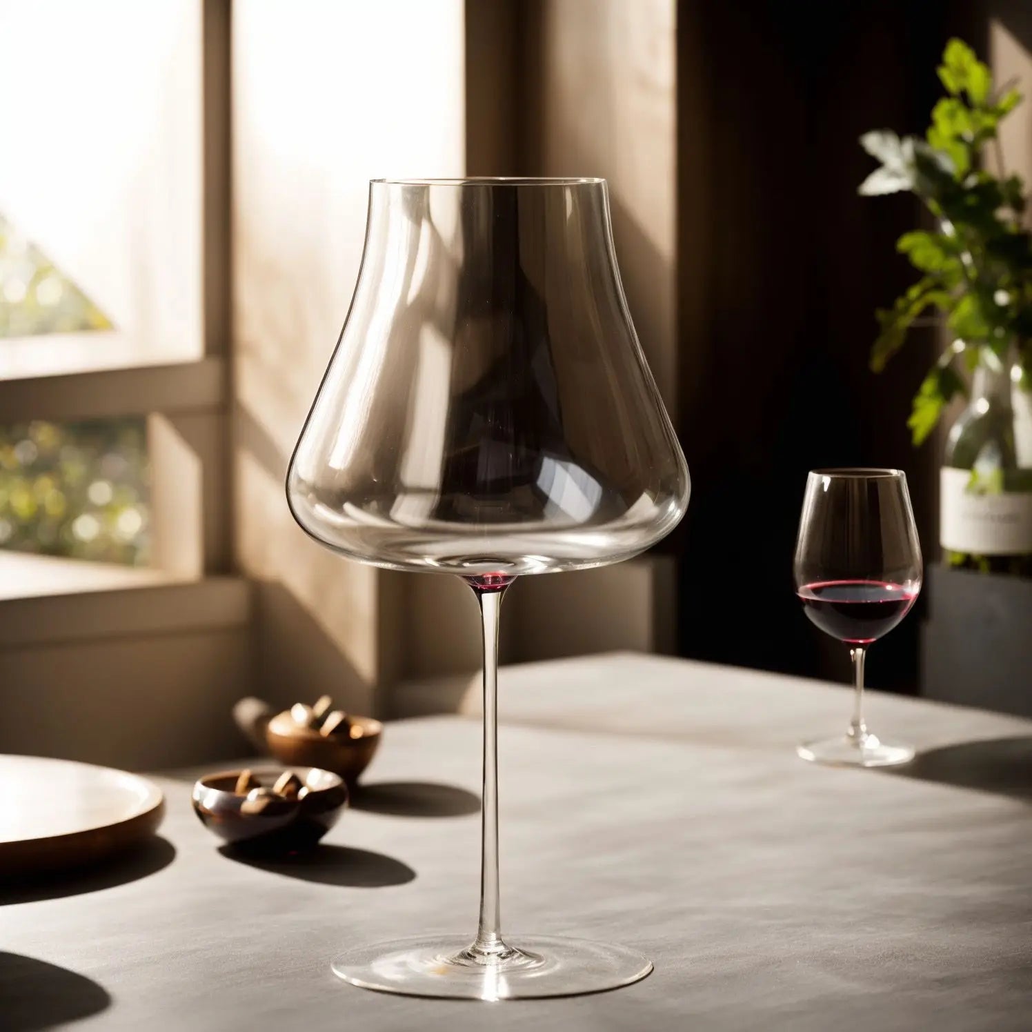 Large Capacity Crystal Glass Wine Glasses Nordic Luxury Small Man Waist Goblet Household High-end Wine Ware