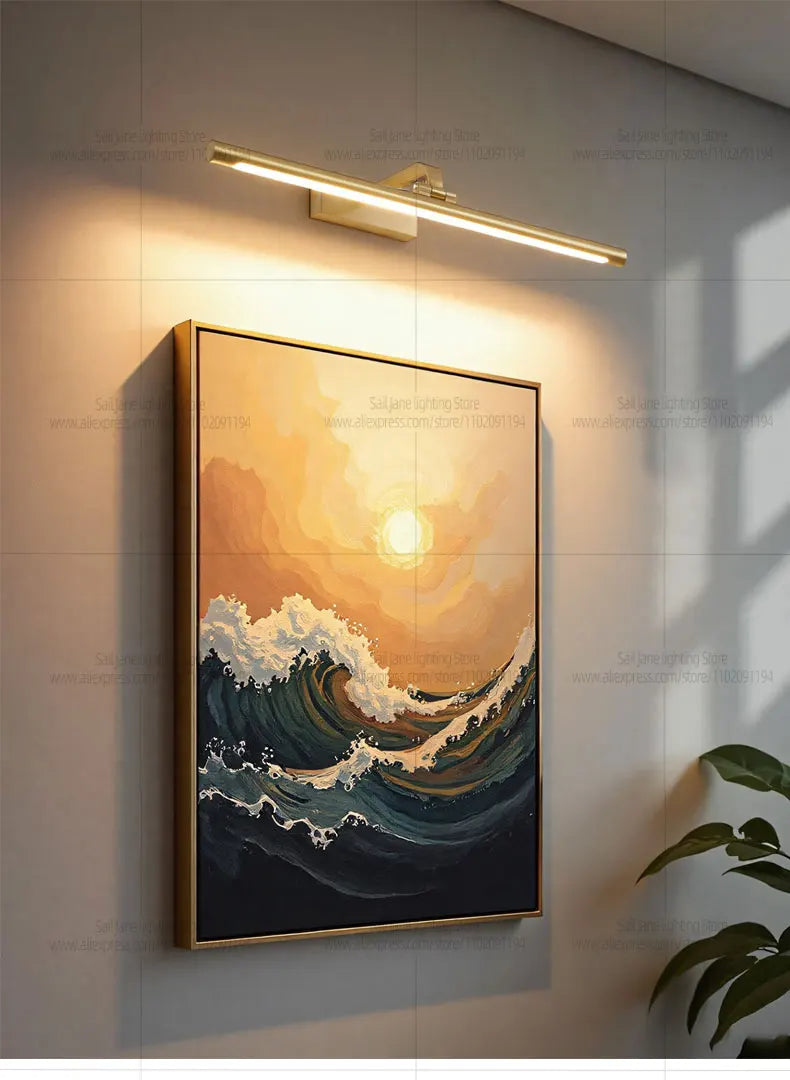 Modern LED Picture Light 180° Rotatable Wall Mounted Sconce For Painting Artwork Gallery Bathroom Mirror Vanity Lighting Fixture