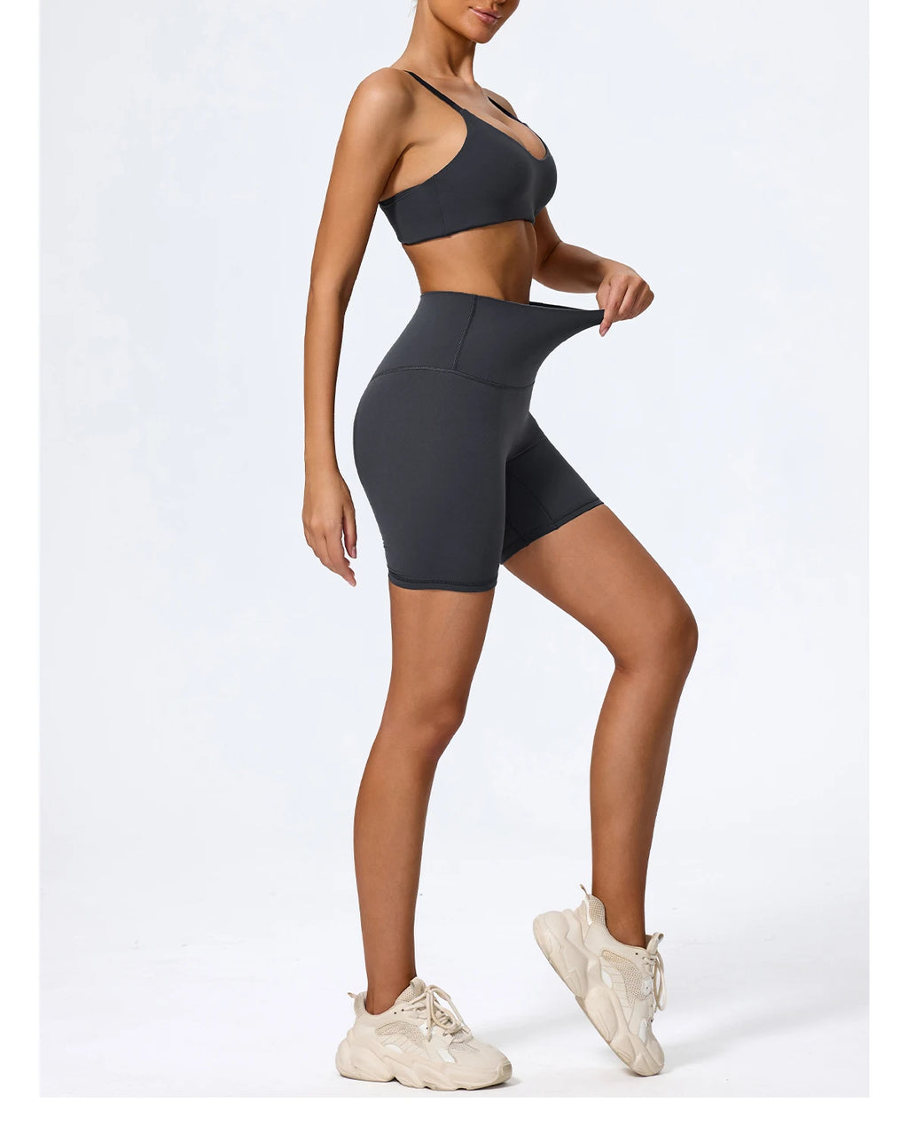 Ctenkevet Summer Women 2Pcs Sleeveless Sports Set Female Gym Two-piece Yoga Set High Waist Breathable legging Sportswear Women