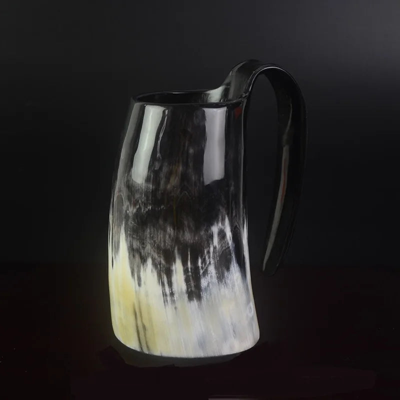 Whiskey Shot Glasses Real Horn Mugs Wine Goblet Drinking Viking Cups-Food Safety and One Year Warranty