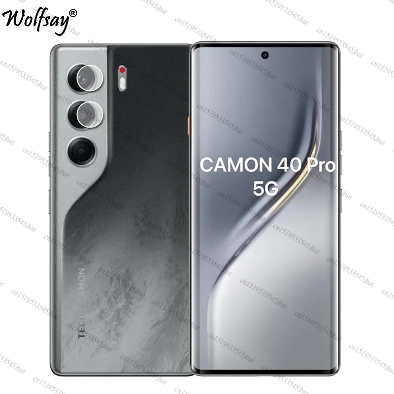 Full Cover Tempered Glass For Tecno Camon 40 Pro Screen Protector Tecno Camon 40 Pro Camera Glass For Tecno Camon 40 Pro Glass