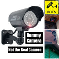 Smarsecur Fake Camera Dummy Waterproof Security CCTV Surveillance Camera With Flashing Red Led Light Outdoor Indoor